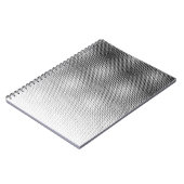 白黒アートモアレ模様 ノートブック (左側)