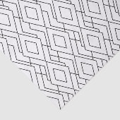 白黒アールデコダイヤモンドパターン 薄葉紙 (詳細)