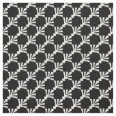 白黒アールデコモダン模様織物 ファブリック (見本)