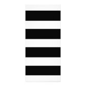 白黒イタリックはっきりしたタイポグラフィメニュー ラックカード (裏面)