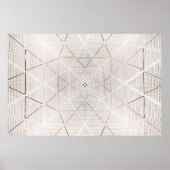 白黒イラストレーション ポスター (正面)