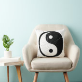 白黒インおよびヤン クッション (椅子)