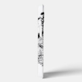 白黒インクアートワークウルフ Case-Mate iPhoneケース (裏面 / 右)
