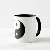 白黒イン – ヤン マグカップ (正面右)