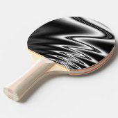 白黒ウィグル 卓球ラケット (正面アングル)