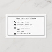 白黒ウィスクベーカリーベイカーベイクショップカフェ 名刺 (裏面)