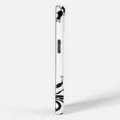 白黒ウィスピーフローラつる植物 | iPhone ケース Case-Mate iPhoneケース (裏面 / 右)