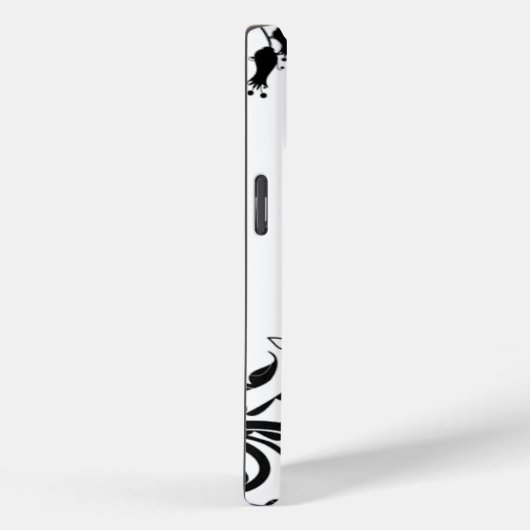 白黒ウィスピーフローラつる植物 | iPhone ケース Case-Mate iPhoneケース (裏面 / 右)