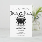 白黒ウィッチーカルドロンハローウィンパーティ 招待状 (スタンド正面)