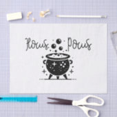 白黒ウィッチーカルドロンハローウィンパーティ 薄葉紙 (クラフト)