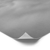 白黒ウィンターパークベンチプリント ポスター (角)