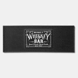 白黒ウイスキーバー バーマット