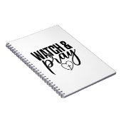 白黒ウォッチ&スパイラルノートブ祈ックック ノートブック (右側)