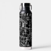 白黒ウォーターボトル名/モノグラム ウォーターボトル (正面)