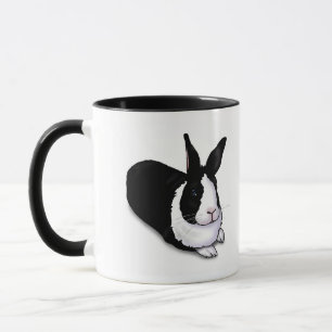 白黒ウサギ マグカップ
