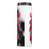 白黒ウルフアイアートワーク タンブラー (裏面)