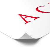 白黒ウルフユニークやる気を起こさせる ポスター (角)