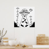 白黒エイリアン奪取 ポスター (キッチン)