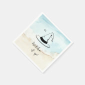 白黒エギー・グレンギー・ハロウィーンナプキン スタンダードカクテルナプキン (角)