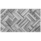 白黒エチン混合パターンテーブルクロス テーブルクロス (正面(横))