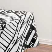 白黒エチン混合パターンテーブルクロス テーブルクロス (インサイチュ)