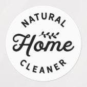 白黒エッセンシャル油スプレーボトルラベル ラベル (デザイン1)