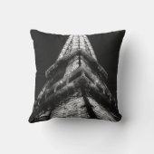 白黒エッフェルタワーパリトラベフランスのル クッション (裏面)