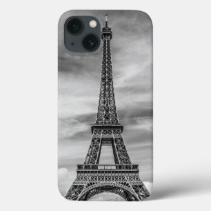 白黒エッフェルタワーパリフランス iPhone 13ケース
