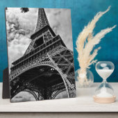 白黒エッフェルタワーパリヨーロッパ フォトプラーク (側面)