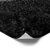 白黒エッフェルタワーパリヨーロッパ ポスター (角)