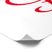 白黒エッフェルタワーパリラブシティトラベル ポスター (角)