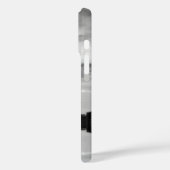 白黒エッフェルタワーパリラブシティトラベル Case-Mate iPhoneケース (裏面 / 左)