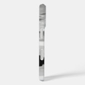 白黒エッフェルタワーパリラブシティトラベル Case-Mate iPhoneケース (裏面 / 右)