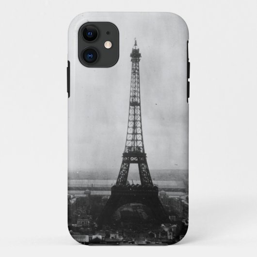 白黒エッフェル塔のiPhone 5の箱 Case-Mate iPhoneケース (裏面)