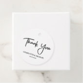 白黒エレガンスモダンズ結婚サンキュー フェイバータグ (インサイチュ)