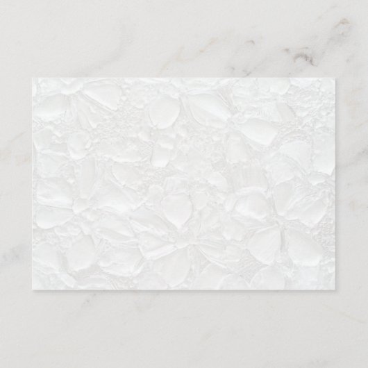 白黒エレガントな結婚式詳細 エンクロージャーカード (裏面)