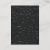 白黒エレガントな結婚式詳細 エンクロージャーカード (裏面)