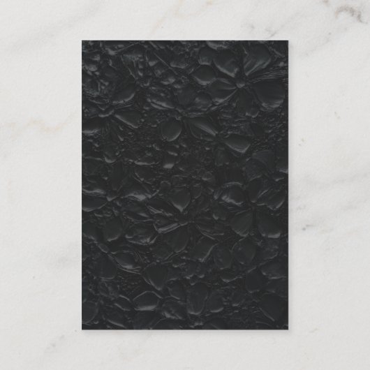 白黒エレガントな結婚式詳細 エンクロージャーカード (裏面)