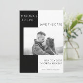 白黒エレガントの写真 セーブザデート (スタンド正面)