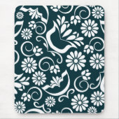 白黒エレガントの口 マウスパッド (正面)