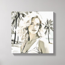 白黒エレガントの女の子