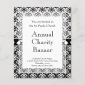 白黒エレガントアールデコフローラダマスク チラシ (裏面)