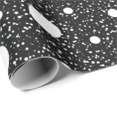 白黒エレガントギフト包装紙転が ラッピングペーパー (ロールコーナー)