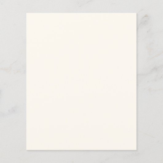 白黒エレガントゴールデンはさみヘアメニュー チラシ (裏面)