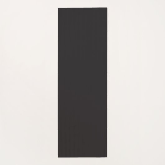 白黒エレガントシックボタニカルトロピカルブランチ ヨガマット (裏面)