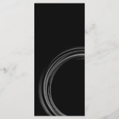 白黒エレガントシルバーリングや輪 メニュー (裏面)