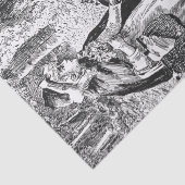 白黒エレガントスケッチレッドライディングフードウルフ 薄葉紙 (詳細)