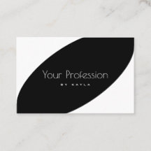 白黒エレガントスタイルプロフェッショナル