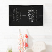 白黒エレガントディナーリハーサルへようこそ 横断幕 (インサイチュ)