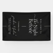 白黒エレガントディナーリハーサルへようこそ 横断幕 (横)